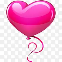 卡通爱心气球-空若网 卡通爱心气球-空若网