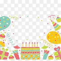 卡通蛋糕彩色装饰-空若网 卡通蛋糕彩色装饰-空若网