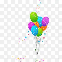 矢量彩色气球-空若网 矢量彩色气球-空若网