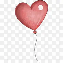 情人节红色爱心气球-空若网 情人节红色爱心气球-空若网