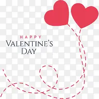 浪漫红色爱心气球-空若网 浪漫红色爱心气球-空若网