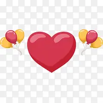情人节红色美丽爱心-空若网 情人节红色美丽爱心-空若网