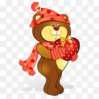 可爱爱心熊-空若网 可爱爱心熊-空若网