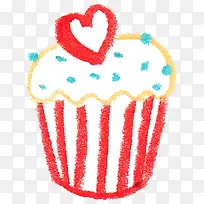蛋糕上的爱心-空若网 蛋糕上的爱心-空若网