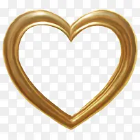 金色爱心-空若网 金色爱心-空若网