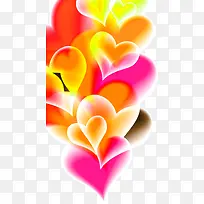 彩色爱心边框-空若网 彩色爱心边框-空若网