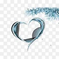 爱心蓝色素材-空若网 爱心蓝色素材-空若网