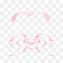 粉色爱心漂浮背景-空若网 粉色爱心漂浮背景-空若网