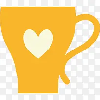 矢量爱心杯子-空若网 矢量爱心杯子-空若网