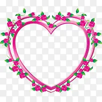 矢量手绘花环爱心-空若网 矢量手绘花环爱心-空若网