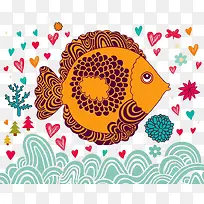 爱心小鱼-空若网 爱心小鱼-空若网