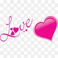 粉色爱心love-空若网 粉色爱心love-空若网