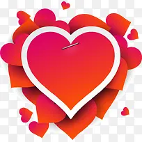 红色爱心标签-空若网 红色爱心标签-空若网