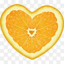 爱心葡萄柚子矢量-空若网 爱心葡萄柚子矢量-空若网