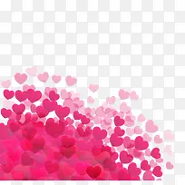 缤纷红色爱心背景矢量图-空若网 缤纷红色爱心背景矢量图-空若网