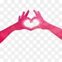 手影爱心-空若网 手影爱心-空若网