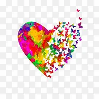 爱心蝴蝶-空若网 爱心蝴蝶-空若网