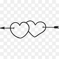 线条爱心-空若网 线条爱心-空若网