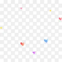 手绘爱心漂浮素材-空若网 手绘爱心漂浮素材-空若网