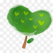 可爱手绘爱心树木-空若网 可爱手绘爱心树木-空若网