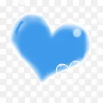 蓝色爱心桃-空若网 蓝色爱心桃-空若网