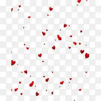 缤纷漂浮红色爱心-空若网 缤纷漂浮红色爱心-空若网