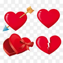 红色爱心图标-空若网 红色爱心图标-空若网