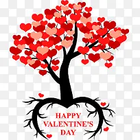 矢量爱情树-空若网 矢量爱情树-空若网