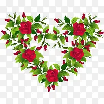 爱心花环素材-空若网 爱心花环素材-空若网