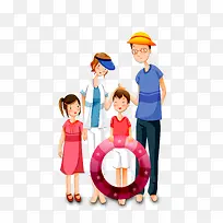 手绘卡通人物素材-空若网 手绘卡通人物素材-空若网