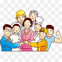 卡通一家人-空若网 卡通一家人-空若网