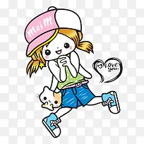 卡通女孩-空若网 卡通女孩-空若网