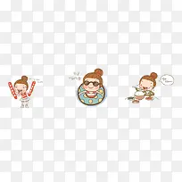 卡通手绘人物-空若网 卡通手绘人物-空若网