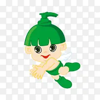 手绘可爱人物素材-空若网 手绘可爱人物素材-空若网