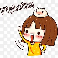 手绘卡通女孩-空若网 手绘卡通女孩-空若网