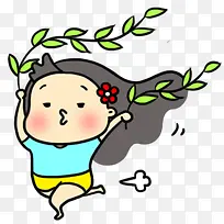 卡通手绘人物-空若网 卡通手绘人物-空若网