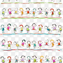 手绘卡通人物图案-空若网 手绘卡通人物图案-空若网