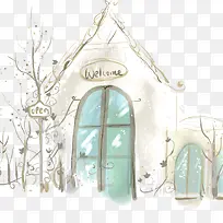 卡通人物中的插画背景-空若网 卡通人物中的插画背景-空若网