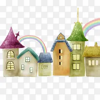 卡通人物中的插画背景-空若网 卡通人物中的插画背景-空若网