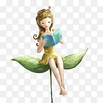 卡通人物中的插画背景-空若网 卡通人物中的插画背景-空若网