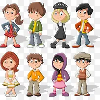 手绘卡通人物图案-空若网 手绘卡通人物图案-空若网