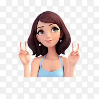 女性卡通人物-空若网 女性卡通人物-空若网