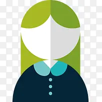 扁平化女孩子-空若网 扁平化女孩子-空若网