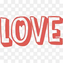 红色爱的艺术字-空若网 红色爱的艺术字-空若网