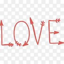 红色爱的艺术字-空若网 红色爱的艺术字-空若网