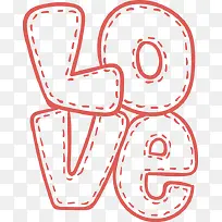 红色爱的艺术字-空若网 红色爱的艺术字-空若网