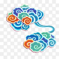 彩色祥云图片-空若网 彩色祥云图片-空若网