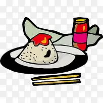 端午节矢量素材 粽子-空若网 端午节矢量素材 粽子-空若网