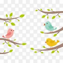 矢量手绘小鸟-空若网 矢量手绘小鸟-空若网