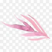 水彩手绘紫色树枝-空若网 水彩手绘紫色树枝-空若网